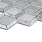 Pearl White 12x12 Polished Diamond Marble Mosaic Tile (5 pack, 4.59 sq ft/case) - Sample