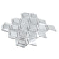 Pearl White 12x12 Polished Diamond Marble Mosaic Tile (5 pack, 4.59 sq ft/case) - Sample