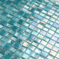 Mint Green 12x12 Uniform Square Glossy Glass Mosaic Tile (20 pack, 18.69 sq ft/case) - Sample