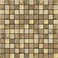 Beige 12x12 Polished Foiled Square Glass Resin Stone Mosaic Tile (10 pack, 9.51 sq ft/case) - Sample