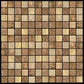 Beige 12x12 Polished Foiled Square Glass Resin Stone Mosaic Tile (10 pack, 9.51 sq ft/case) - Sample
