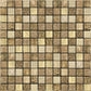 Beige 12x12 Polished Foiled Square Glass Resin Stone Mosaic Tile (10 pack, 9.51 sq ft/case) - Sample