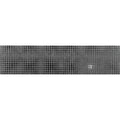 eastern black 3x12 elongated subway tile with textured etched dot pattern in black finish