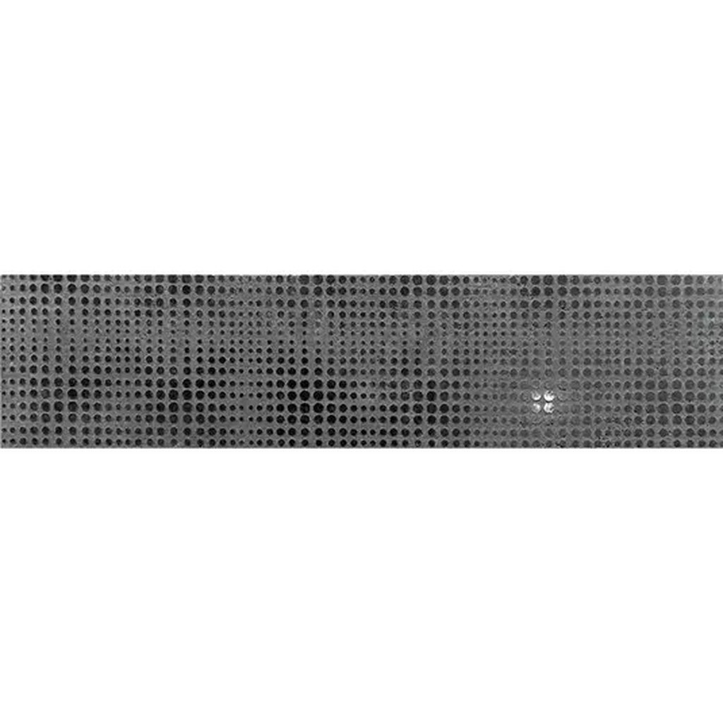 Sample - Eastern Black 3x12 Textured Etched Dot Elongated Subway Tile (5 sq ft/case, 20-Pack)