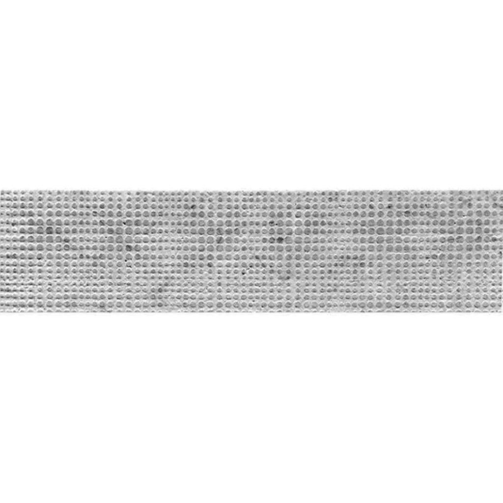 Sample - Gray 3x12 Textured Limestone Etched Dot Elongated Subway Tile (5 sq ft/case, 20-Pack)