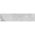 White textured Bianco Carrara etched linear wave elongated subway tile 3x12 inches