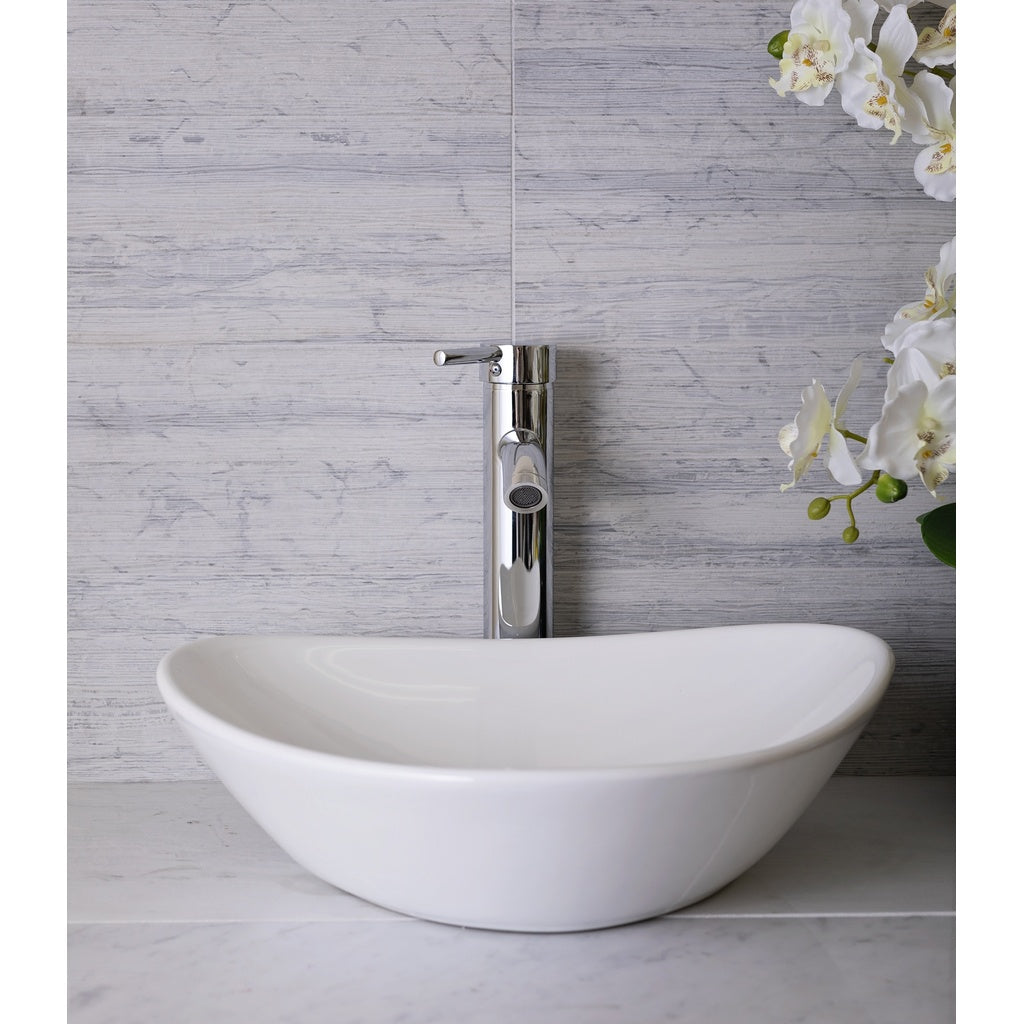 Sample - Gray 3x12 Textured Limestone Etched Linear Wave Elongated Subway Tile (5 sq ft/case, 20-Pack)