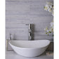 Sample - Gray 3x12 Textured Limestone Etched Linear Wave Elongated Subway Tile (5 sq ft/case, 20-Pack)