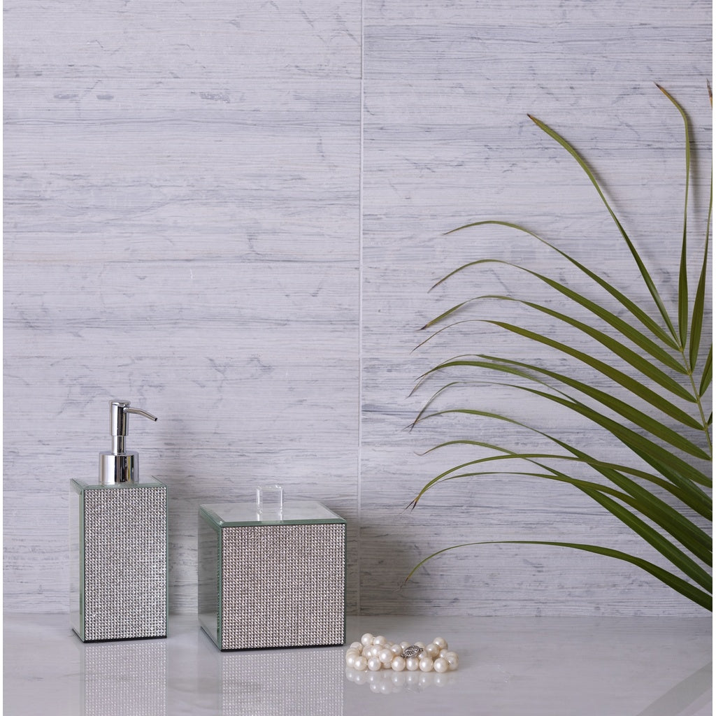 Sample - Gray 3x12 Textured Limestone Etched Linear Wave Elongated Subway Tile (5 sq ft/case, 20-Pack)