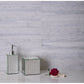 Sample - Gray 3x12 Textured Limestone Etched Linear Wave Elongated Subway Tile (5 sq ft/case, 20-Pack)