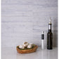 Sample - Gray 3x12 Textured Limestone Etched Linear Wave Elongated Subway Tile (5 sq ft/case, 20-Pack)