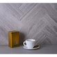 Sample - Wooden Grey 3x12 Textured Etched Linear Wave Elongated Subway Tile (5 sq ft/case, 20-Pack)