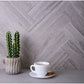 Sample - Wooden Grey 3x12 Textured Etched Linear Wave Elongated Subway Tile (5 sq ft/case, 20-Pack)