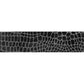 Eastern Black 3x12 Textured Etched Reptille Elongated Subway Tile (5 sq ft/case, 20-Pack)