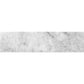 Sample - White 3x12 Textured Bianco Carrara Etched Reptille Elongated Subway Tile (5 sq ft/case, 20-Pack)