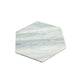 Sample - Light Gray 10x10 Honed Calacatta Bluette Hexagon Tile (2.95 sq ft/case, 5-Pack)
