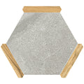 Sample - Cloud Gray Brown 9x10 Matte Hexagon Porcelain Tile (18 pack, 8.07 sq ft/case)