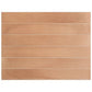 Matte sunbaked terracotta elongated subway tiles 2x16 inches arranged horizontally