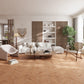 sunbaked terracotta 2x16 matte porcelain elongated subway tile flooring in herringbone pattern
