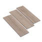 15 pack Clay Brown 4 in. x 12 in. Honed Marble Subway Wall and Floor Tile (5 sq. ft./Case)