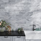 Gray 4x12 Honed Subway Bardiglio Nuvolato Marble Tile (15 pack, 5 sq ft/case)
