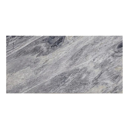Gray 12x24 Polished Marble Large Format Tile (5 pack, 10 sq ft/case) - Sample