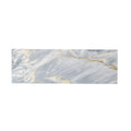 Sample - Gray 4x12 Polished Subway Calacatta Bluette Marble Tile (15 pack, 5 sq ft/case)