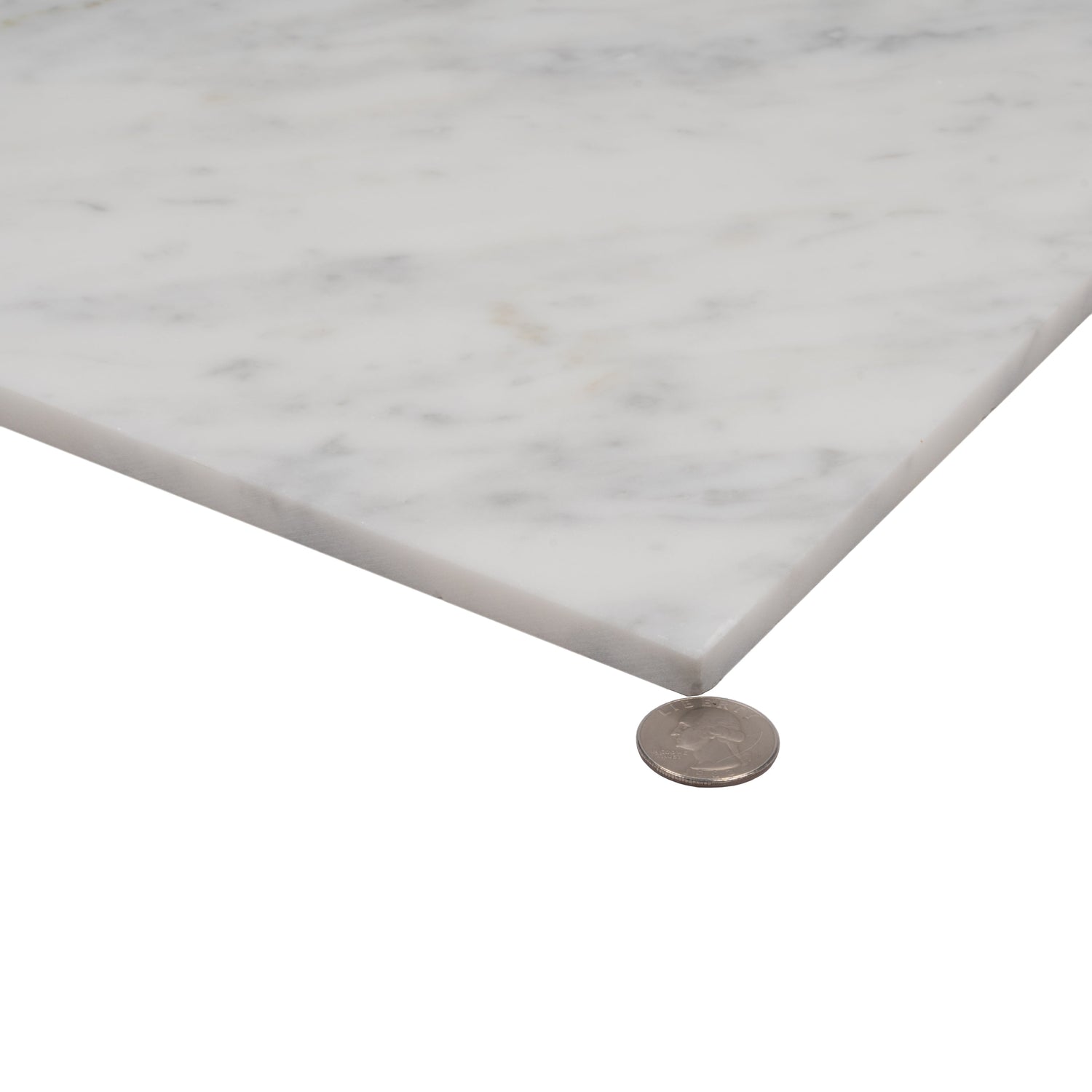 White 12x12 Honed Field Marble Tile (10 pack, 10 sq ft/case) - Sample