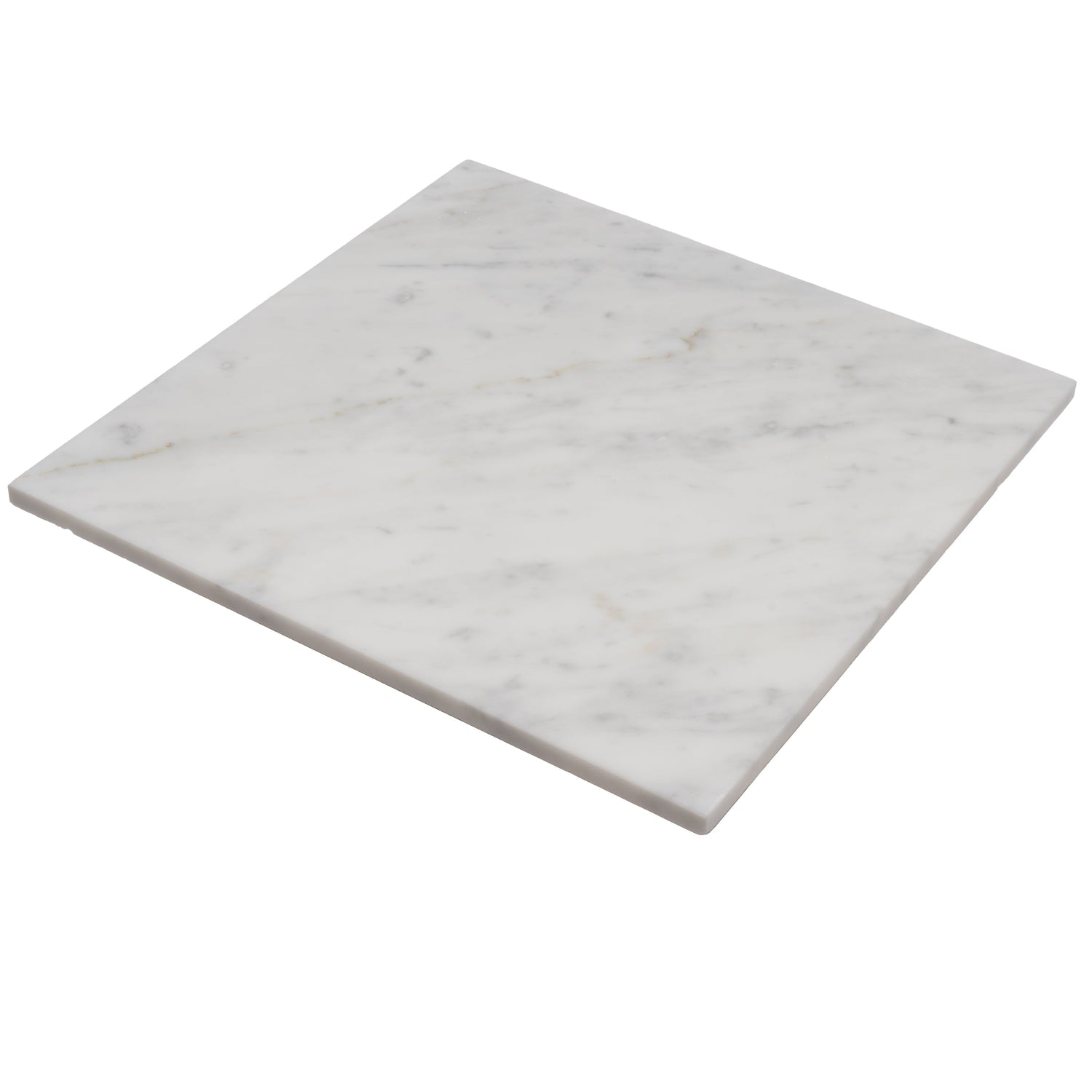 White 12x12 Honed Field Marble Tile (10 pack, 10 sq ft/case) - Sample