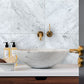 White 12x12 Honed Field Marble Tile (10 pack, 10 sq ft/case) - Sample