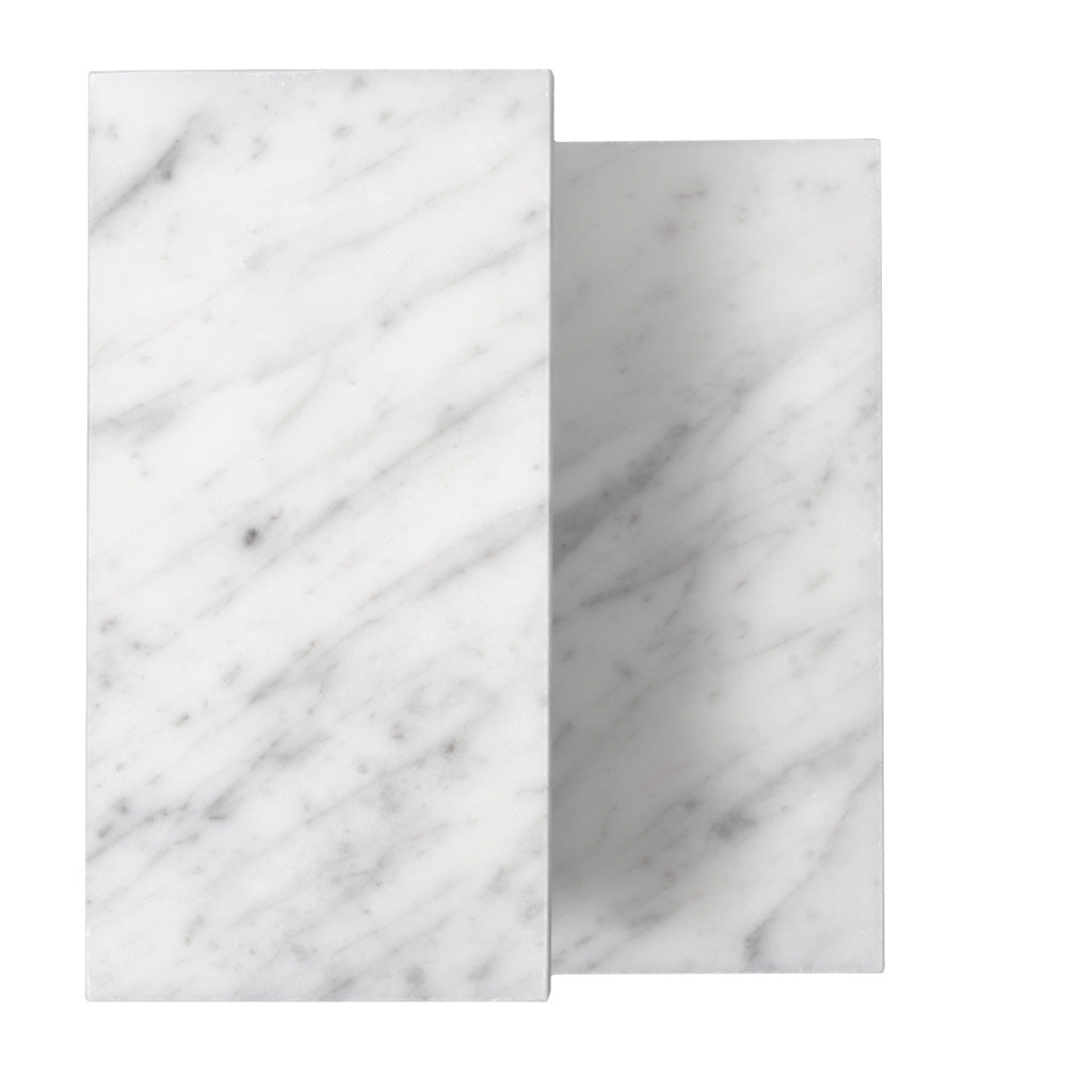 Versatile White Honed Marble Tile