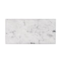 Sample - White 3x6 Polished Subway Bianco Carrara Marble Tile (40 pack, 5 sq ft/case)