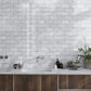 White 3x6 Polished Subway Bianco Carrara Marble Tile (40 pack, 5 sq ft/case)