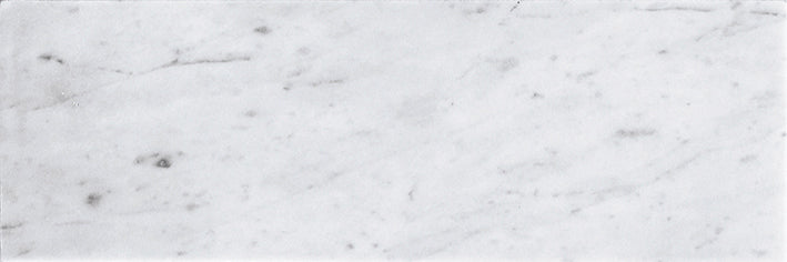 White 4x12 Subway Honed Marble Tile (15 pack, 5 sq ft/case) - Sample
