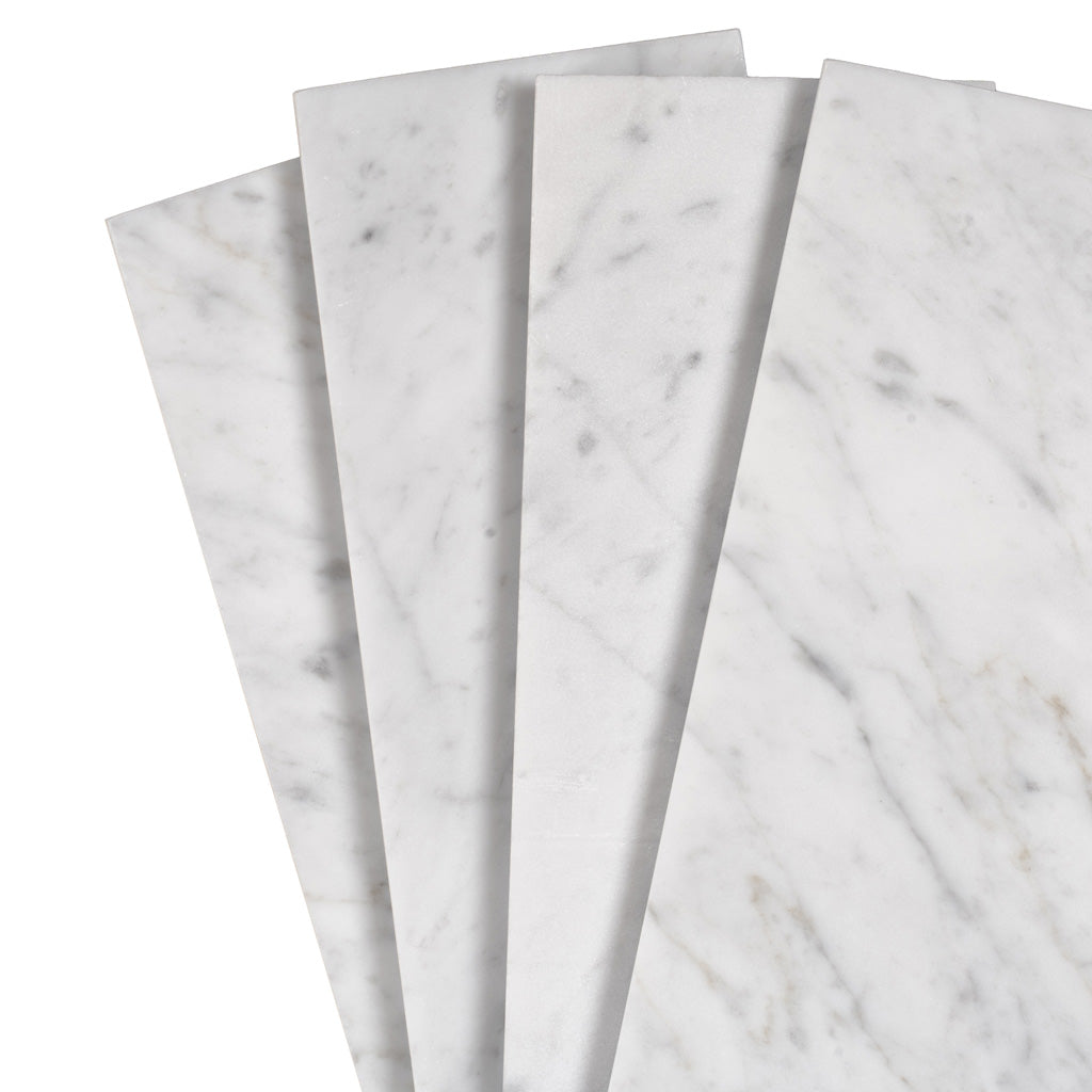 Magnificent White Polished Marble Tile