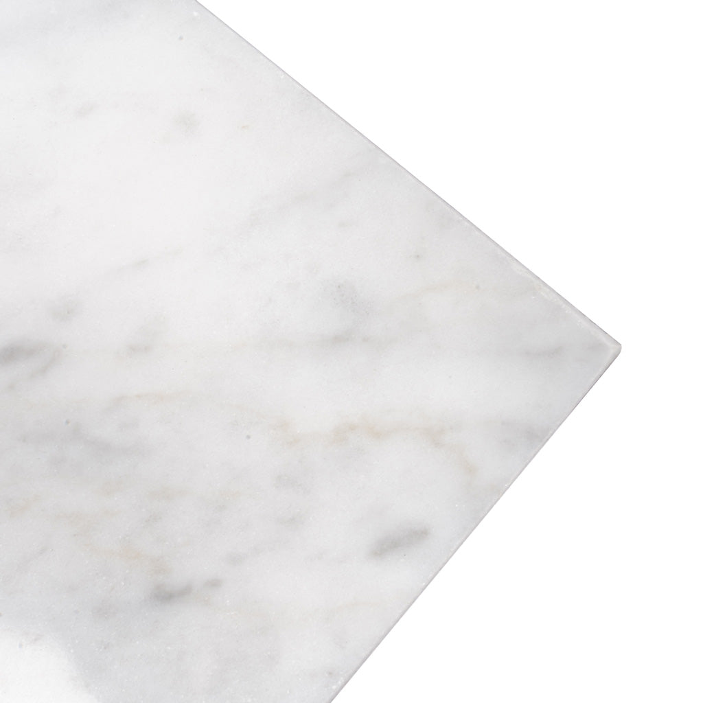 Classic White & Gray Marble Subway Tile