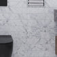 White 4x12 Polished Subway Bianco Carrara Marble Tile (26 Cases, 130 sqft/Pallet)