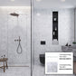 White 0.5x12 Marble Polished Pencil Tile Trim (10 pack, 0.5 sq ft/case)