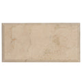 Sample - Beige 3x6 Polished Beveled Subway Crema Marfil Marble Tile (40 pack, 5 sq ft/case)
