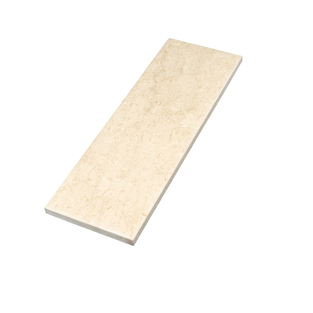 Beige 4x12 Honed Subway Marble Tile (15 pack, 5 sq ft/case) - Sample