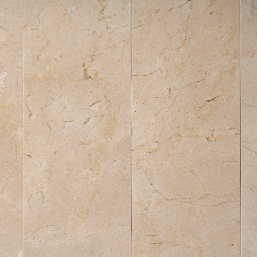 Beige 4x12 Polished Subway Marble Tile (15 pack, 5 sq ft/case) - Sample