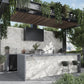 White Gray 12x24 Honed Field Marble Tile (5 pack, 10 sq ft/case) - Sample