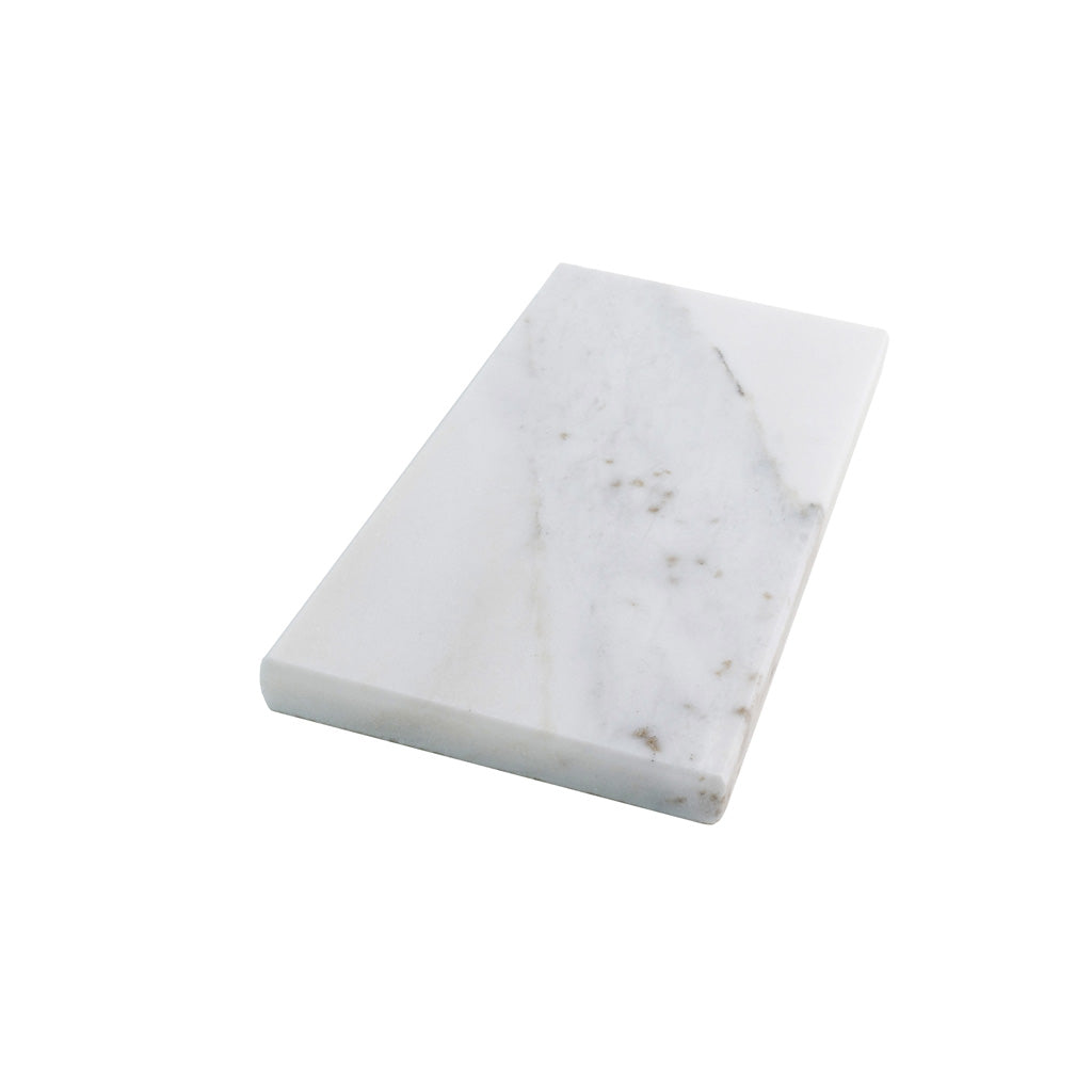 3x6 White Marble Subway Floor Tile