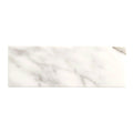 Sample - White 4x12 Honed Subway Calacatta Gold Marble Tile (15 pack, 5 sq ft/case)