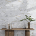 White 4x12 Honed Subway Calacatta Gold Marble Tile (15 pack, 5 sq ft/case)