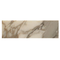 Sample - White 4x12 Polished Subway Calacatta Gold Marble Tile (15 pack, 5 sq ft/case)