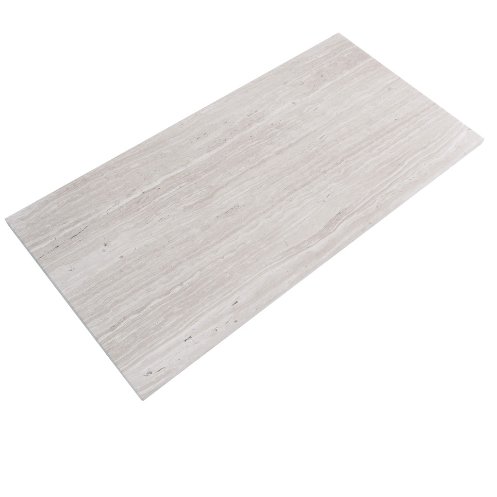 Fossil Gray 12x24 Polished Field Marble Tile (5 pack, 10 sq ft/case) - Sample