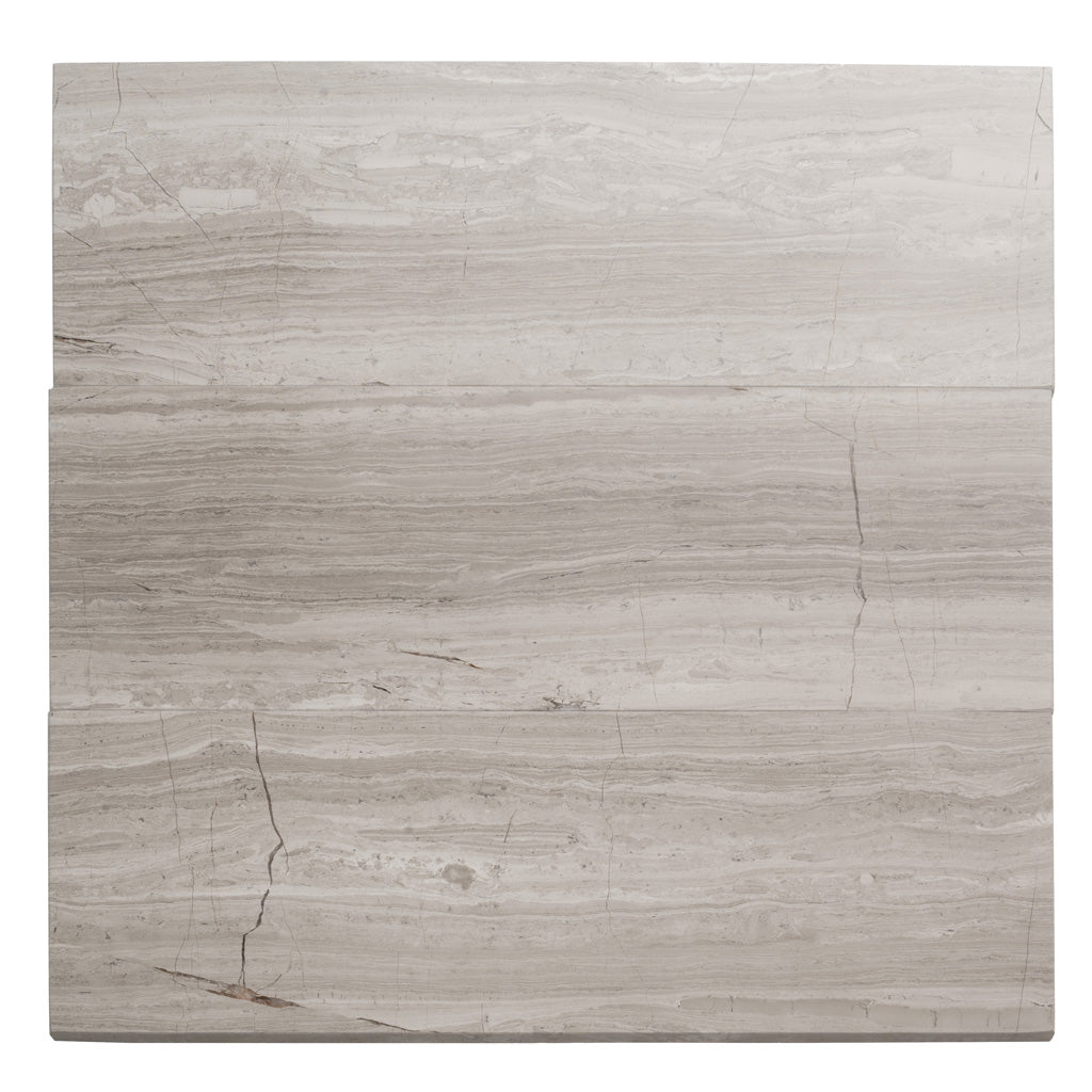 Cloud Gray 4x12 Polished Subway Marble Tile (15 pack, 5 sq ft/case) - Sample