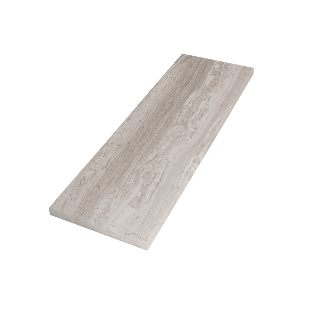 Cloud Gray 4x12 Polished Subway Marble Tile (15 pack, 5 sq ft/case) - Sample