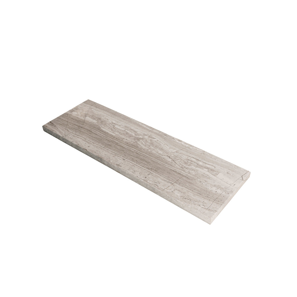Cloud Gray 4x12 Polished Subway Marble Tile (15 pack, 5 sq ft/case) - Sample